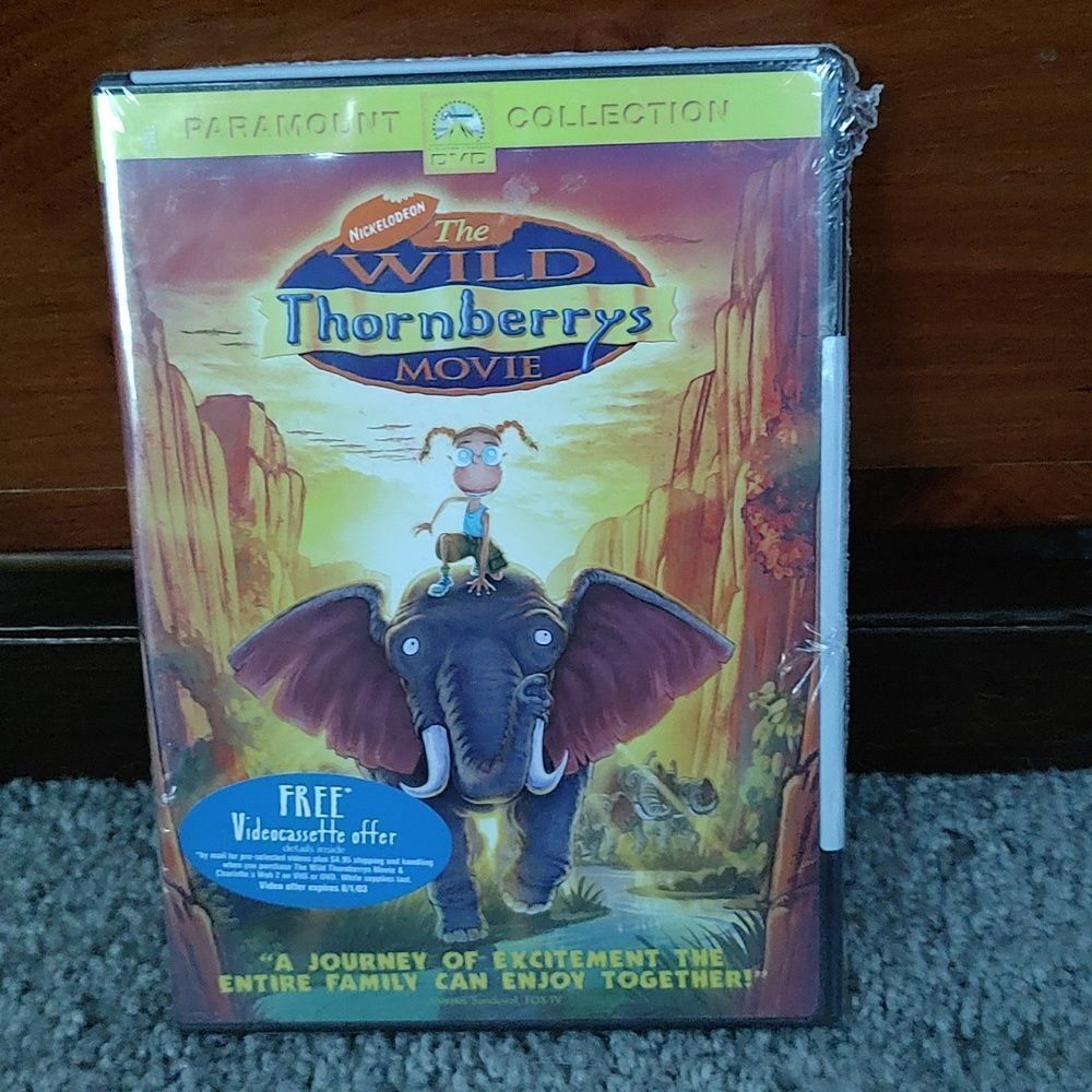 Nickelodeon 2002 The Wild Thornberrys Movie Paramount Collection DVD NEW Sealed